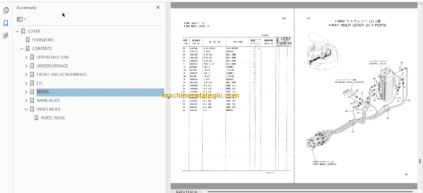 Hitachi EX40UR-3 Excavator Parts Catalog & Equipment Components Parts Catalog