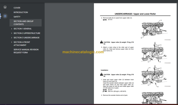 Hitachi ZX850-3 ZX850LC-3 ZX870H-3 ZX870LCH-3 Hydraulic Excavator Workshop Manual