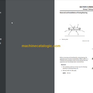 Hitachi ZX870-5A ZX870LC-5A ZX890H-5A ZX890LCH-5A Hydraulic Excavator Technical and Workshop Manual