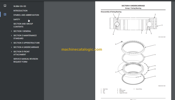 Hitachi ZX870-5A ZX870LC-5A ZX890H-5A ZX890LCH-5A Hydraulic Excavator Workshop Manual