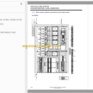 Sandvik DS510-C Rock Bolting Drill Rig Service and Parts Manual (SN 113B26029-1)