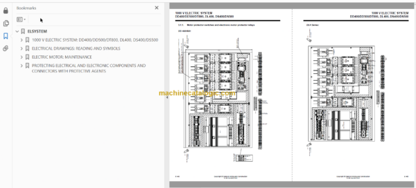 Sandvik DS510-C Rock Bolting Drill Rig Service and Parts Manual (SN 113B26029-1)