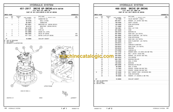 CAT 325FL Excavators Parts Manual