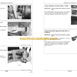 John Deere 310G 310SG 315SG Backhoe Loader Operators Manual (OMT191038)