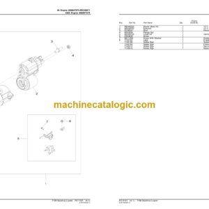 John Deere 710K Backhoe Loader Parts Catalog (PC11121)