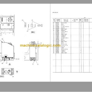 Hitachi HX99B Parts Catalog & Equipment Components Parts Catalog