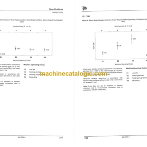 JCB JS200W Wheeled Excavator Operator Manual