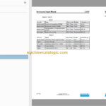 Sandvik LH307 Mining Loader Service and Parts Manual (L807D825)