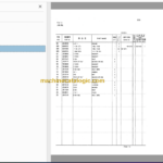 Hitachi EX45-2 Excavator Parts Catalog & Equipment Components Parts Catalog