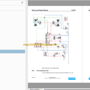 Sandvik LH517i Mining Loader Service and Parts Manual (L017D744)