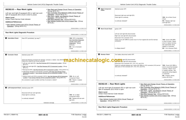John Deere 710K Backhoe Loader Operation and Test Technical Manual (TM12511)