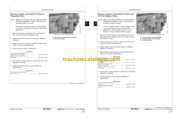 John Deere POWERTECH® 10.5 L & 12.5 L Diesel Engines Base Engine Technical Manual (CTM100)