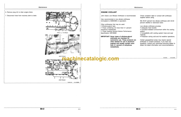 John Deere 544E 544E LL and 544E TC LOADERS 624E LOADER 644E LOADER Operators Manual (OMT131709)