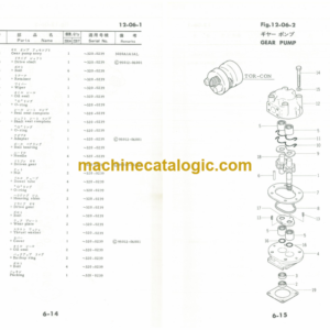 Furukawa FL200A FL220T Wheel Loader Parts Catalog