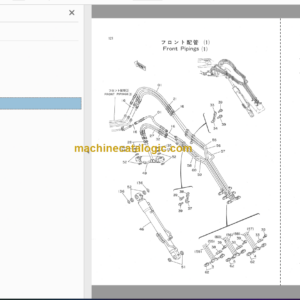 Hitachi EX50UR EX50URG Excavator Parts Catalog & Equipment Components Parts Catalog