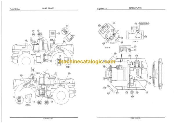 Furukawa FL305-1 ROPS CANOPY KIT Parts Catalog