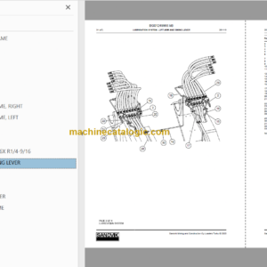 Sandvik LH517i Mining Loader Service and Parts Manual (L017D867)