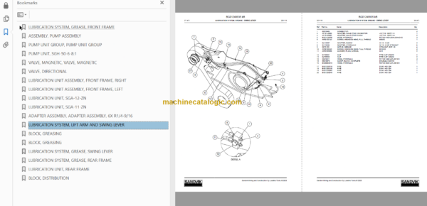 Sandvik LH517i Mining Loader Service and Parts Manual (L017D867)