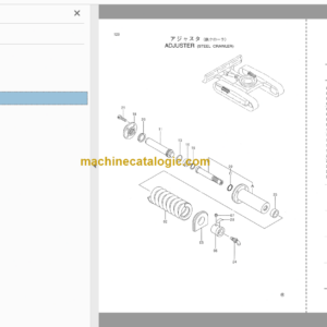 Hitachi EX58MU Excavator Parts Catalog & Equipment Components Parts Catalog