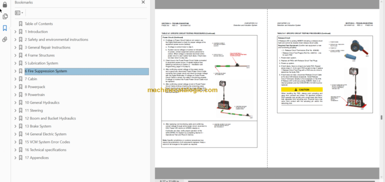 Sandvik LH621i Mining Loader Service and Parts Manual (L021D527)
