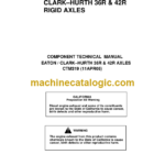 Timberjack CTM319 CLARK–HURTH 36R & 42R RIGID AXLES Technical Manual