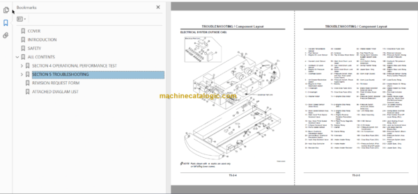 Hitachi CX2000 Crawler Crane Technical and Workshop Manual