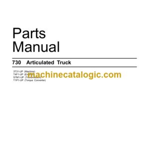 CAT 730 Articulated Truck Parts Manual