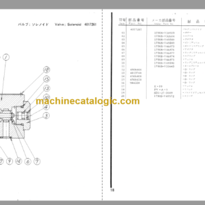 Hitachi FH70 Hydraulic Truck Crane Parts Catalog & Equipment Components Parts Catalog