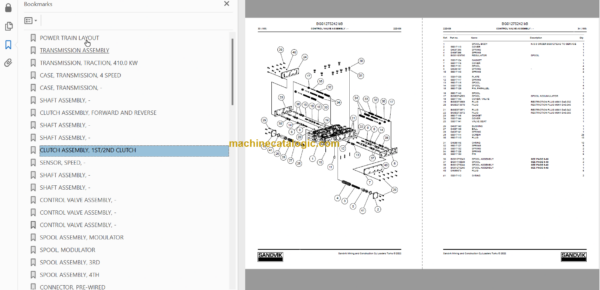 Sandvik LH621i Mining Loader Service and Parts Manual (L621DAMA0A0547)