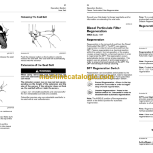 Caterpillar 312FGC 313FGC Excavator Operation and Maintenance Manual