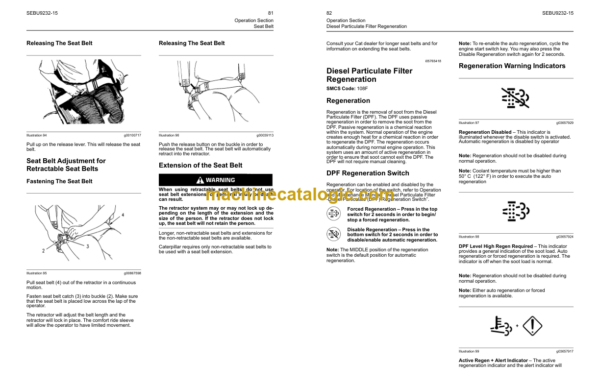 Caterpillar 312FGC 313FGC Excavator Operation and Maintenance Manual