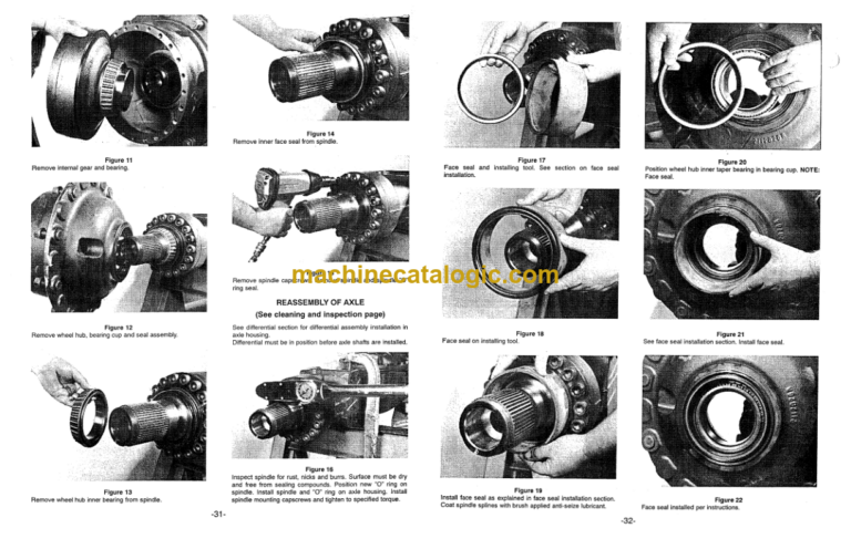 Timberjack CTM319 CLARK–HURTH 36R & 42R RIGID AXLES Technical Manual