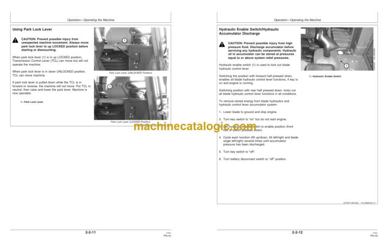 John Deere 850J (9.0L) Crawler Dozer Operators Manual (OMT224252)