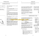 JCB 3CX 4CX Backhoe Loader Operator Handbook