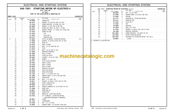 CAT 730 Articulated Truck Parts Manual