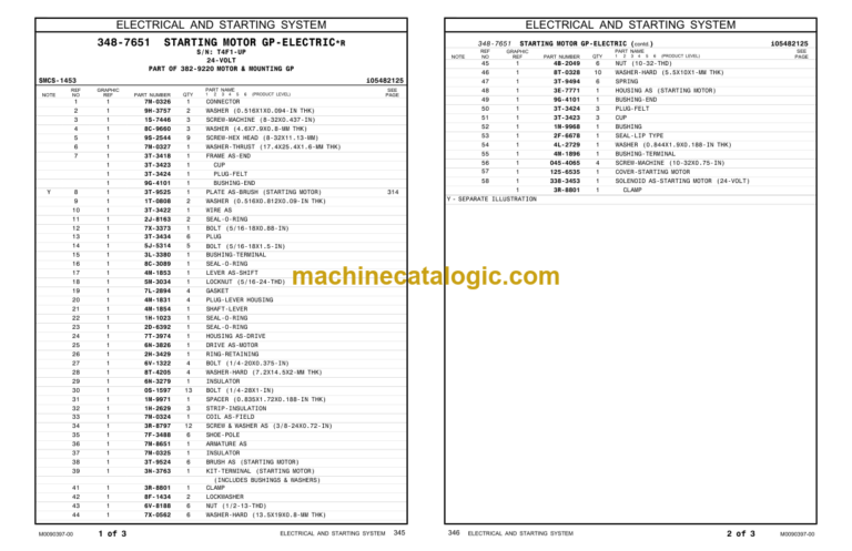 CAT 730 Articulated Truck Parts Manual