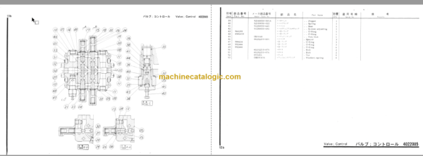 Hitachi FK150 Hydraulic Truck Crane Parts Catalog & Equipment Components Parts Catalog