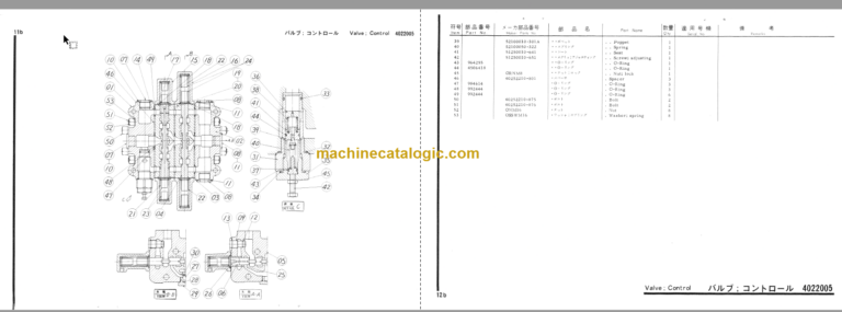 Hitachi FK150 Hydraulic Truck Crane Parts Catalog & Equipment Components Parts Catalog