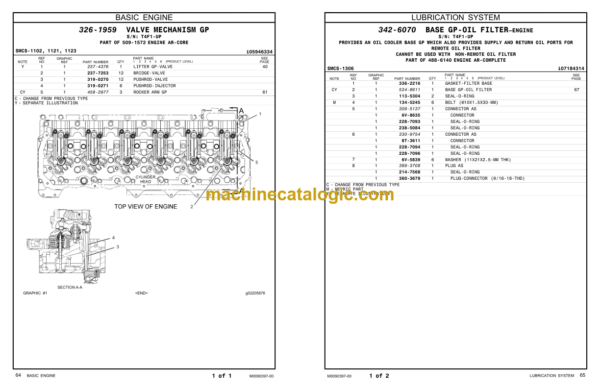 CAT 730 Articulated Truck Parts Manual