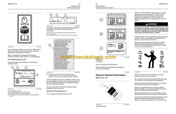 Caterpillar 312FGC 313FGC Excavator Operation and Maintenance Manual