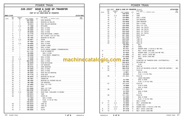 CAT 730 Articulated Truck Parts Manual