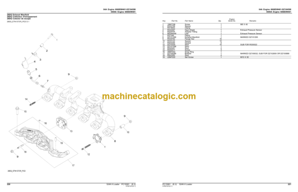 John Deere 524K-II Loader Parts Catalog (PC15081) PIN:1DW524K_ _ _F677549-