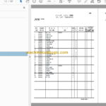 Hitachi HX99B-2 Parts Catalog & Equipment Components Parts Catalog