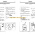 JCB 3CX 4CX Backhoe Loader Operator Handbook