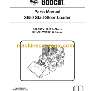 Bobcat S650 Skid-Steer Loader Parts Manual