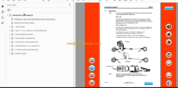 Sandvik DS511-C Drill Rig Operator's and Maintenance Manual (117B45215-1 Swedish)