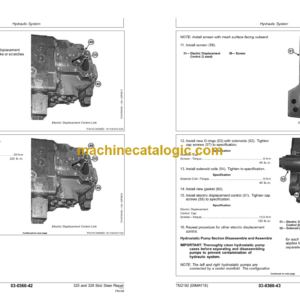 John Deere 325 and 328 Skid Steer Repair Technical Manual (TM2192)