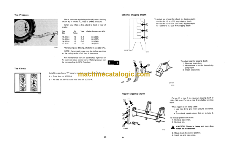 John Deere JD770-A AND JD772-A Motor Graders Operators Manual (OMT71941)