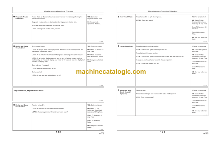 John Deere 313 and 315 Skid Steer Operators Manual (OMT235575)