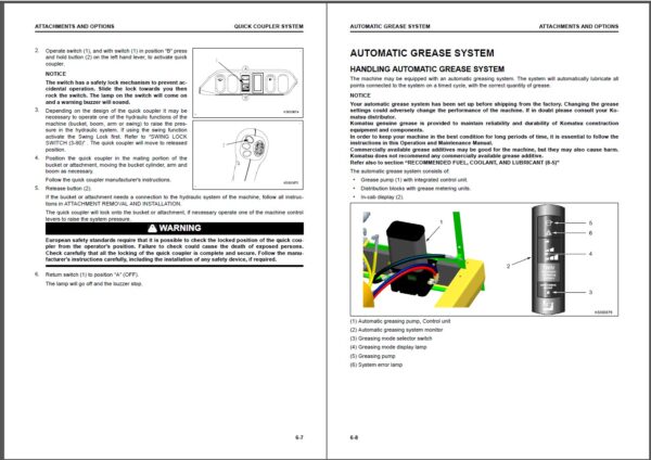 PC390HRD-11 Hydraulic Excavator Operator's and Maintenance Manual PDF